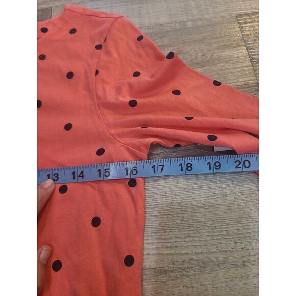 Old navy xs womens pink and black polka dot blouse new with tags - Picture 8 of 9